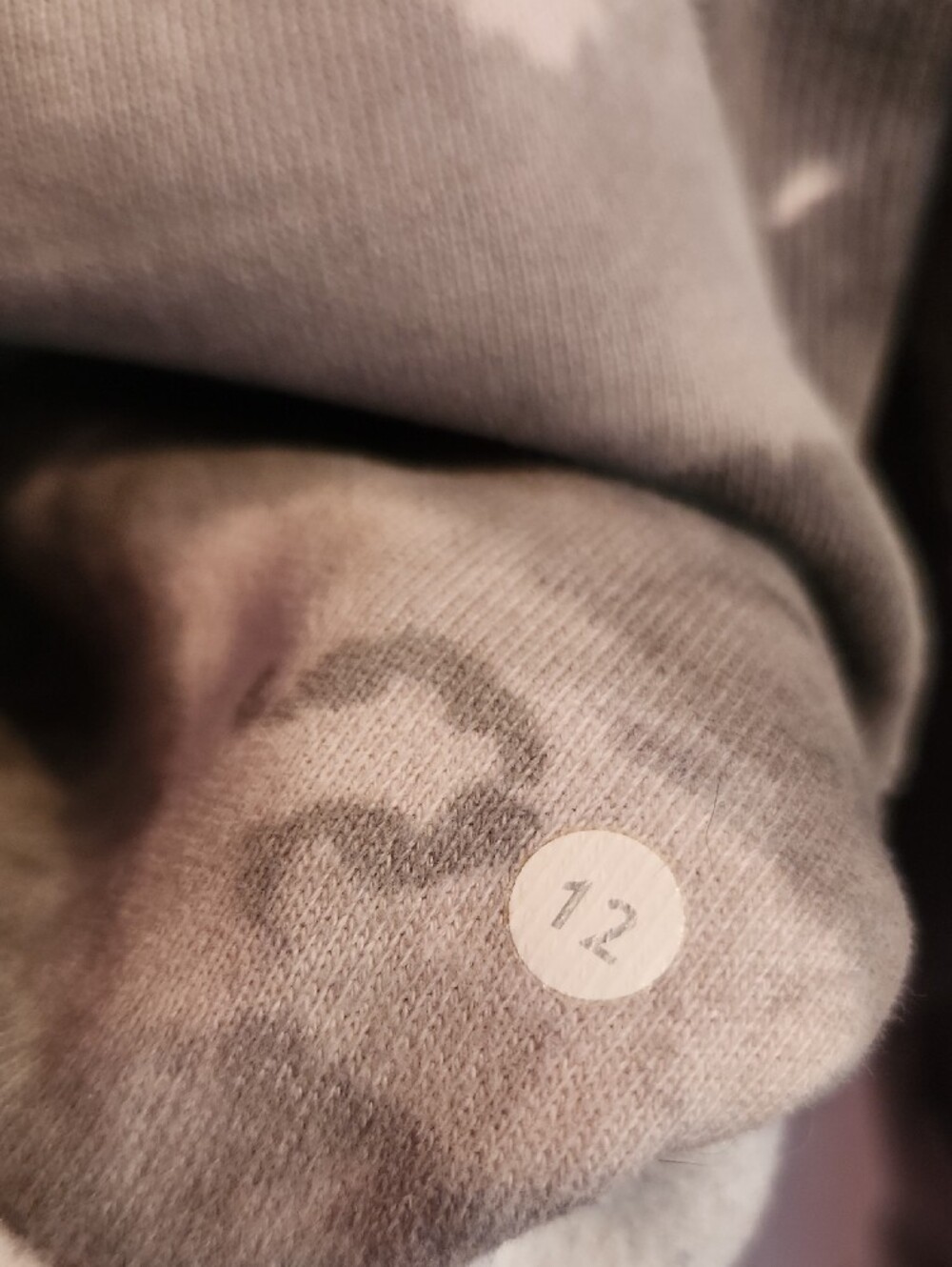 lululemon athletica Tie-Dye Zip-Up Hoodie in Gray and Black - Picture 4 of 5
